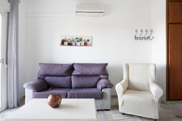 Appartement 'Casa Miren' Met Balkon, Wifi En Airconditioning - El Palmar de Vejer