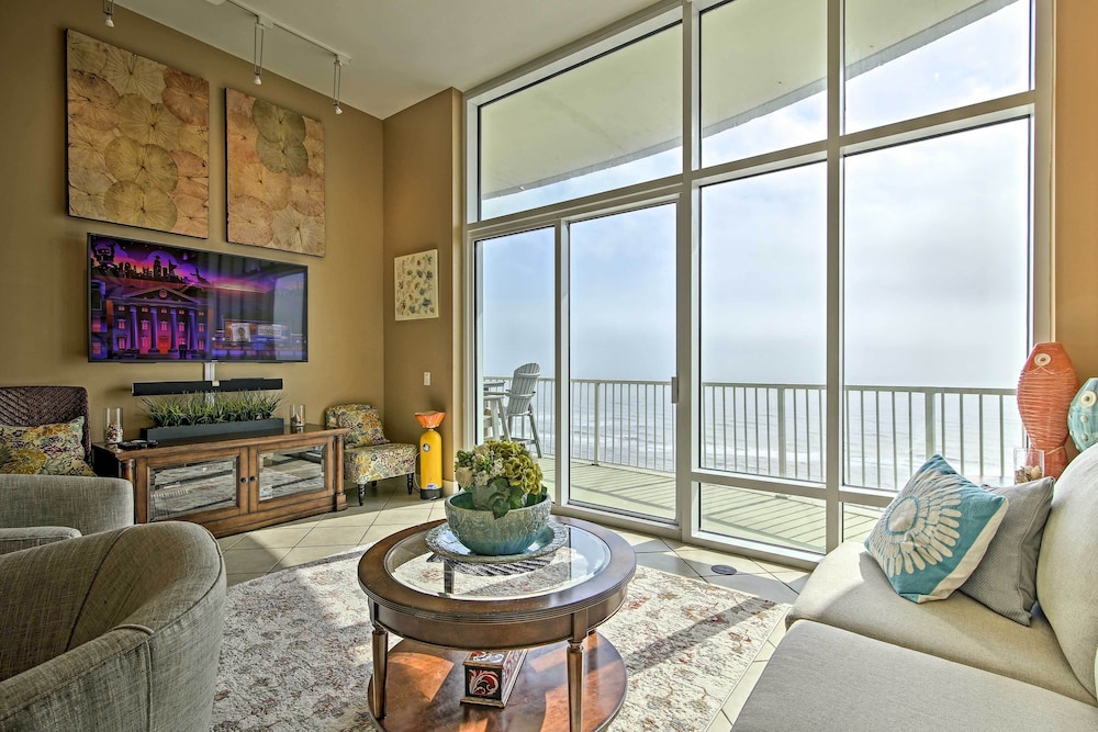 28th-floor Resort Condo With Balcony + Ocean Views - 사우스 파드레 아일랜드