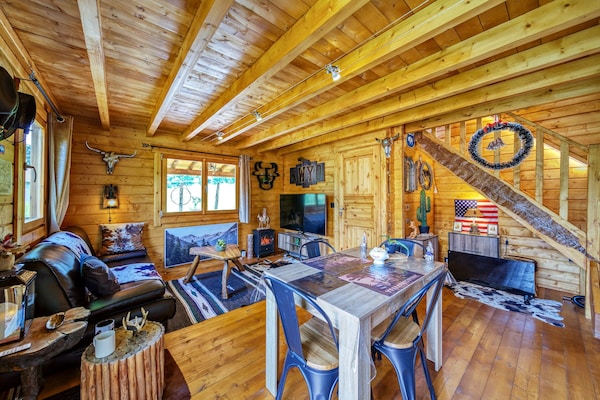 Chalet 'Wyoming Lodge Luxe - Spa' Mit Seeblick, Wlan Und Klimaanlage - Lac d'Aiguebelette