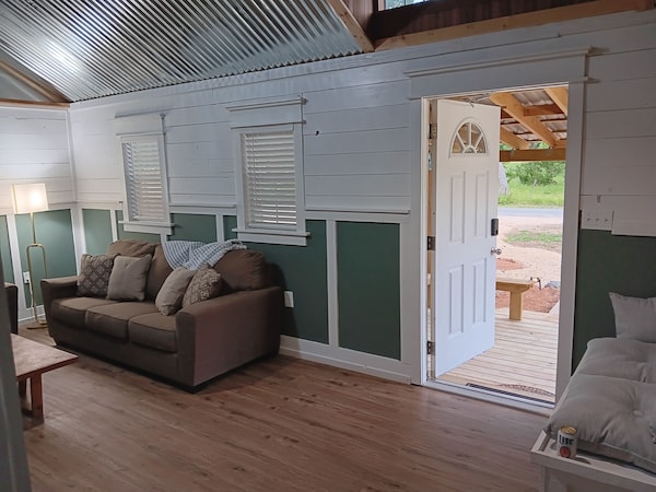 Suiteshed Cabin Rentals. 
Full Kitchens!
Private Porches
Fire Pit
Chicken Coop - Leakey, TX