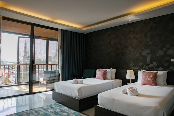 The Silver Palm Wellness Resort, Deluxe Twin Room, 2 Single Beds - 방콕