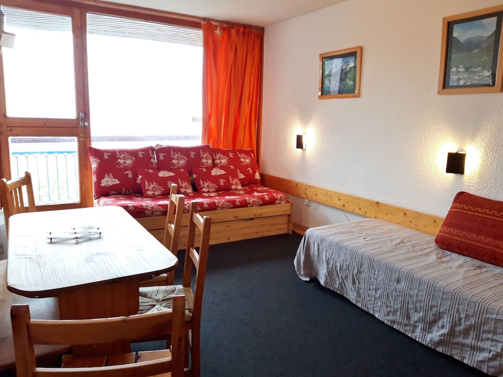 50m From Resort Center, 8th Floor, View Mountain, Balcony, Tv, 28m², Les Arcs - Arc 1800