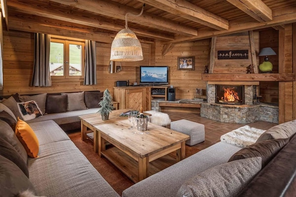Chalet, Ski-in/ski-out & Foot Of The Slopes, Fitness, Sauna, Balcony, Fireplace Or Stove, Parking - Oz-en-Oisans