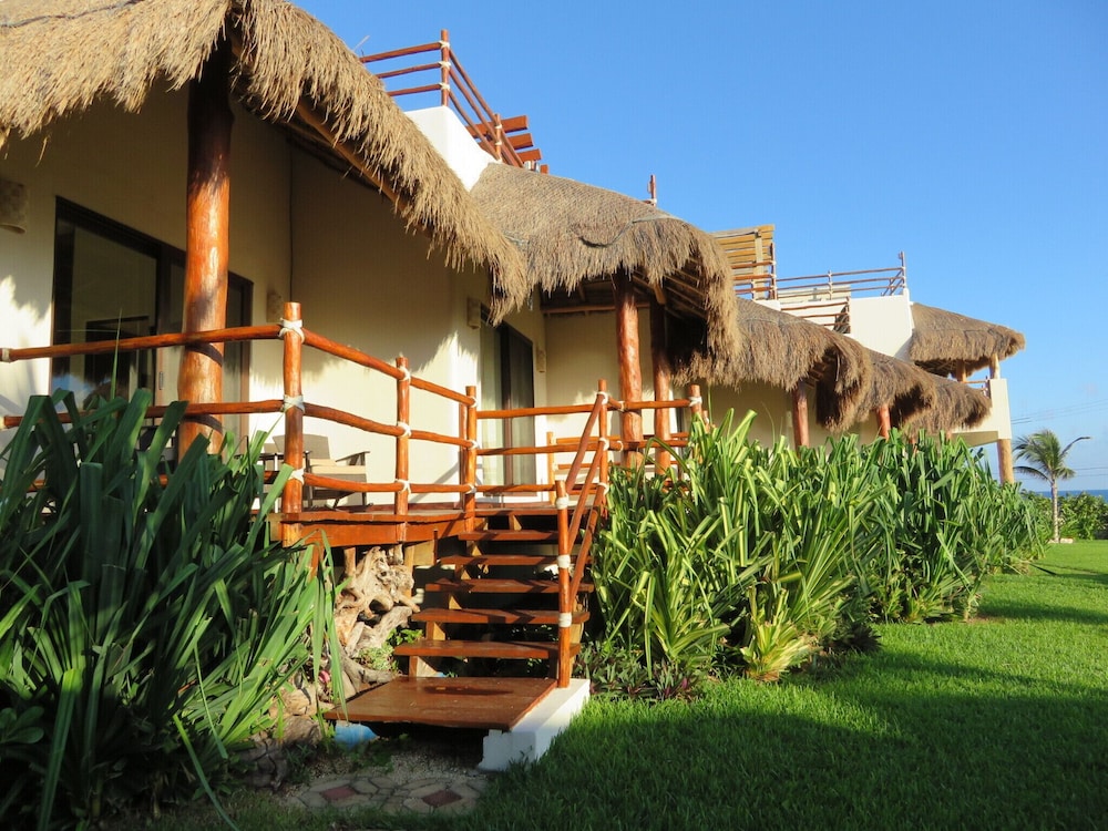 Isla Mujeres Mayakaan Houses, Fantastische Strandansicht Mit Dach - Isla Mujeres