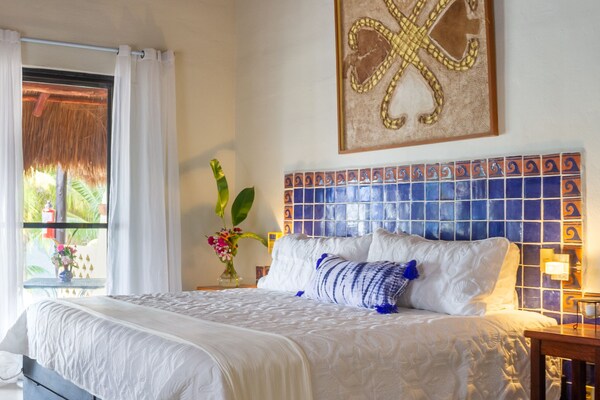 Peaceful Cottage On The Beach,heated Pool, Tropical Gardens And Sunsets - Isla Mujeres