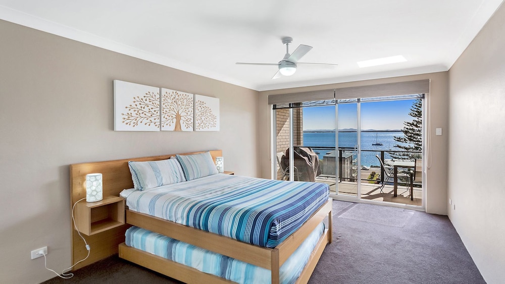 Waterviews From The Balcony And A Pool In The Complex - Port Stephens