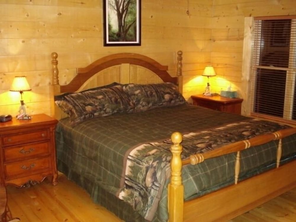 Branson Missouri Luxury Log Cabin On Quiet Pine Ridge Forest Above Lake, Jacuuzi - Table Rock Lake