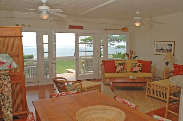 Cottage De Style Hawaïen Face à L'océan :: Avec Gîte En Option - Kauai, HI