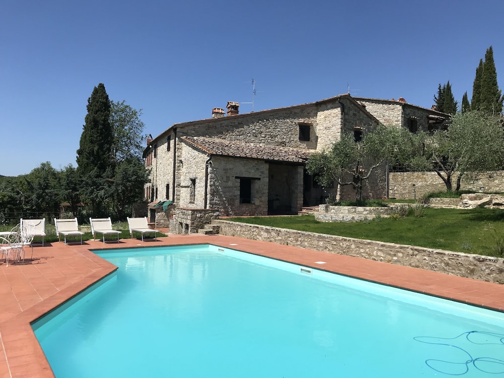 Gorgeous Villa With New Pool In The Heart Of Chianti (Wi Fi And Whirlpool) - Radda in Chianti