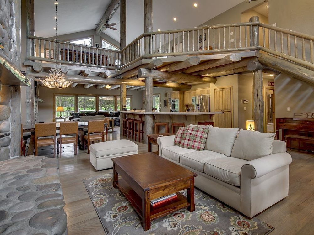 Rustic Luxury: Stunning 5br Benutzerdefinierte Log Themed Lodge Woodlands Gc, 12x Sharc - Oregon