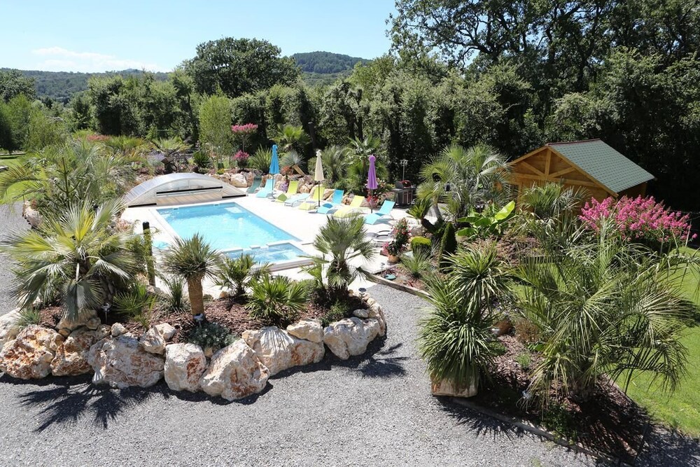 L'oasis De Boisset :Villa 5*, 3 Min D'anduze, Piscine /Spa Privatifs, 10/12 Pers - Anduze