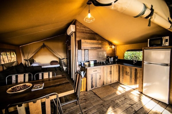 Olva Camping *** - Maeva Ort - Korsika Lodge 3 Zimmer 5 Personen - Corse-du-Sud