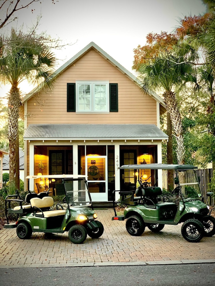 Huge Discounts~bungalo~3bed ~Free Activities! Golf Cart, Pet Friendly, Wifi - Topsail Hill Preserve State Park, Santa Rosa Beach