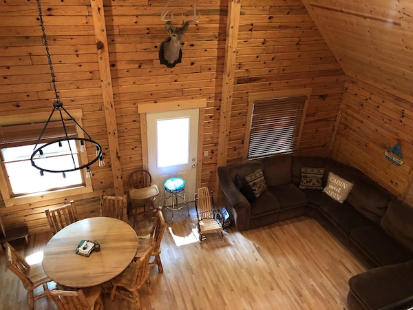 New Log Cabin On 3 Wooded Acres, Outdoor Shower, Lake Michigan,  Air-conditioned - Michigan