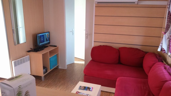 Mobile Home 40m² Fully Equipped - Air Conditioning - Kit Bb - Terrace - Les Charmettes 4 **** - La Palmyre