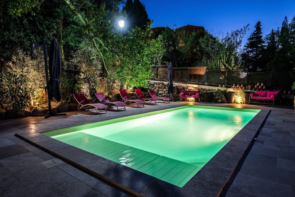 Le Roc Sur L'orbieu Haus 8 Pers/klimatisiert/beheizter Pool/jacuzzi/carcassonne - Lagrasse