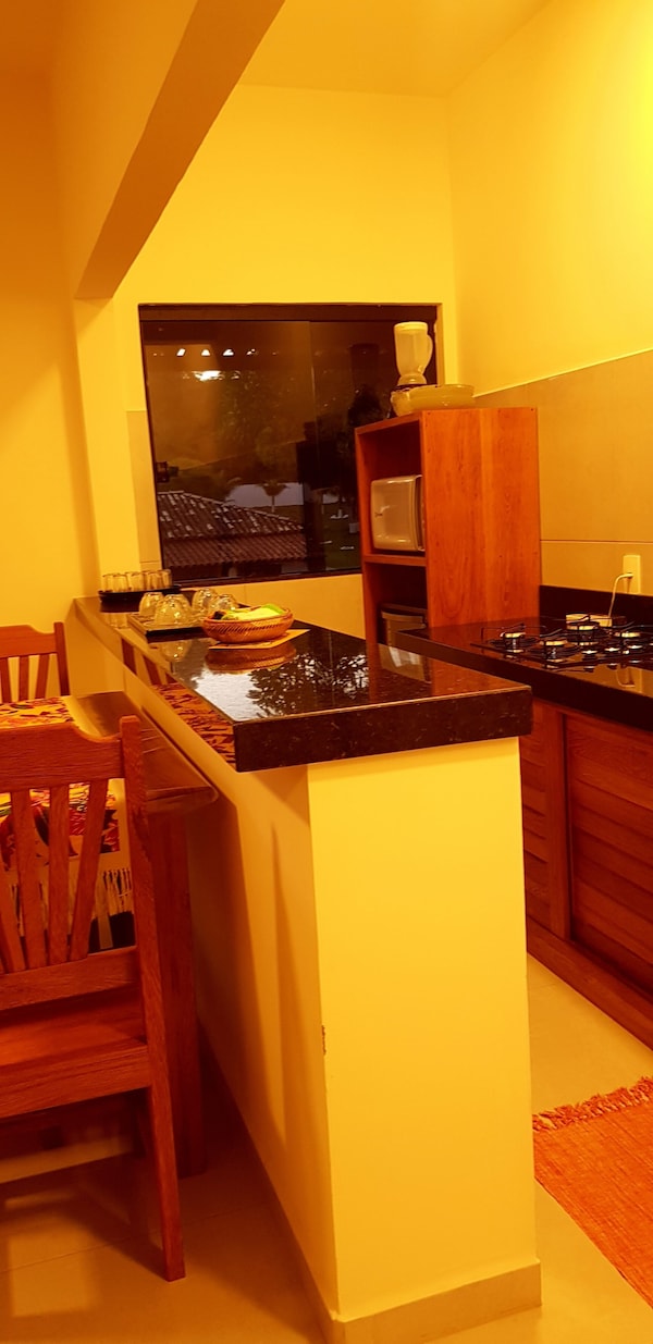 Comfort 2 Large Bedrooms Equipped Kitchen, Balcony, Barbecue Pool - Porto Seguro