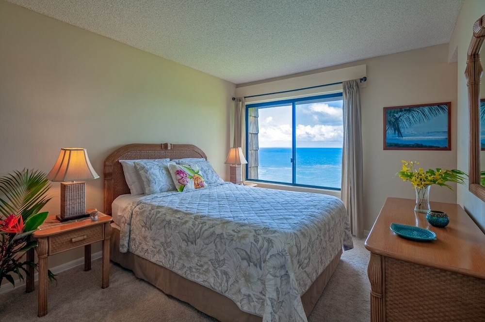 Sealodge E8-oceanfront Views Near Secluded Beach, With Wifi And Pool - Anini Beach, HI