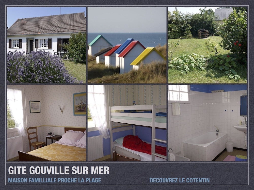 Casa Familiar Tranquila Para Vacaciones Cerca Del Mar Y Tiendas - Gouville-sur-Mer