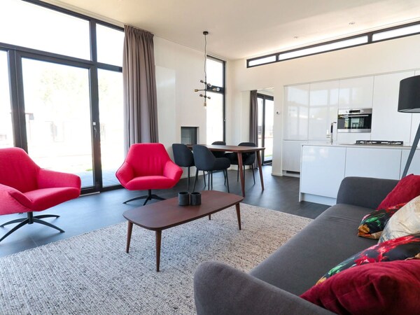 Joli Appartement Dans Une Maison De Vacances Pour 4 Personnes Avec Wifi, Tv, Terrasse Et Parking - Nieuwvliet