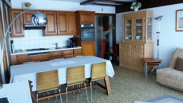 Homerez - 100 M Away From The Beach! Appartement For 7 Ppl. With Sea View - Cucq