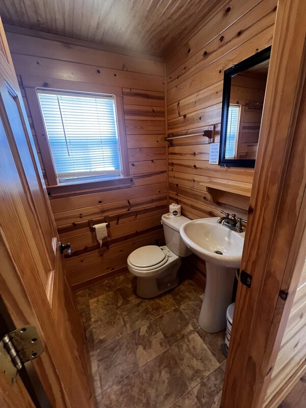 Cabin 10 - The Beautiful Pine Tongue Groove Interior Will Not Disappoint Even The Most Meticulous. - Scottdale, PA