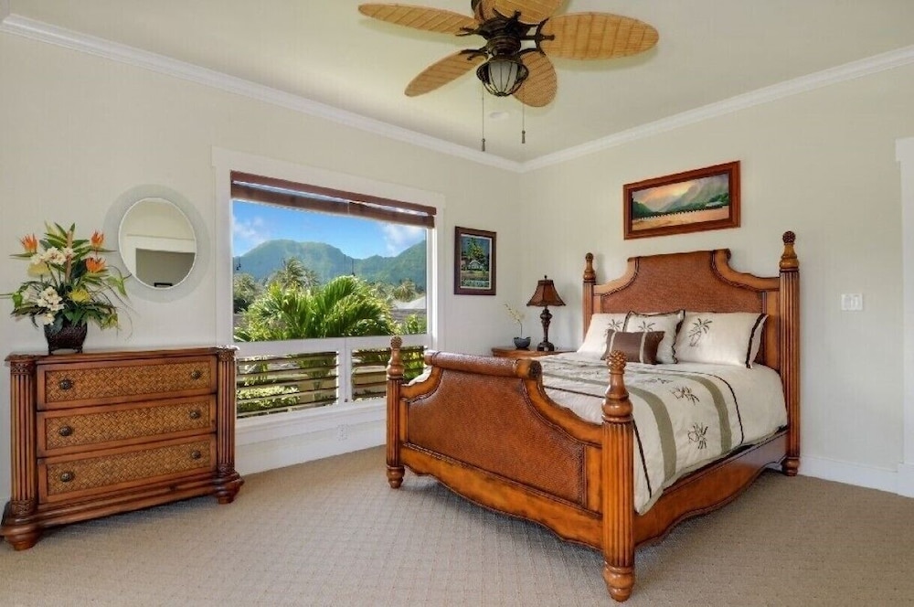 Princeville/hanalei Lux Home 4br 3.5ba W/ac+car+mountain Views At Queen's Bath - Kauai, HI