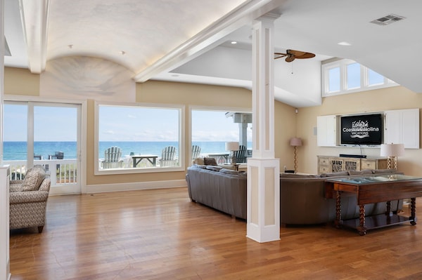 Take It To The Limit: 16 Bedrooms, Oceanfront, Pool, Two Hot Tubs, Cabana, Rec Room, Theater Room! - Nags Head, NC