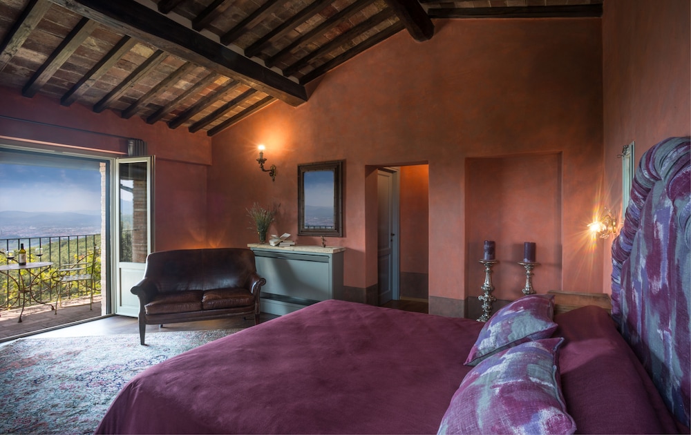 Private Villa With Swimming Pool With Panoramic View Inside An Organic Wine Resort - Arezzo