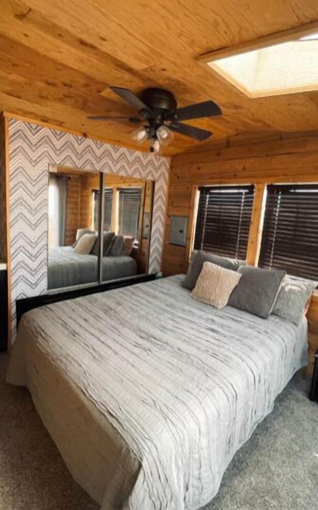 Private Tiny Home With Deck, Fire Pit & Patio Near Platte Creek Recreation Area - South Dakota