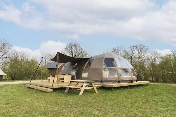 Cozy Tent With Bathroom, Under The Stars Of Twente - Overijssel