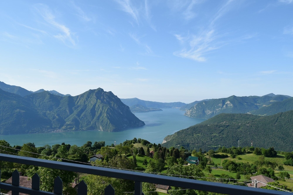 Panorama Verde Lago, With Magnificent Views Of The Lake And Valleys - Castro,Bergame, Italia