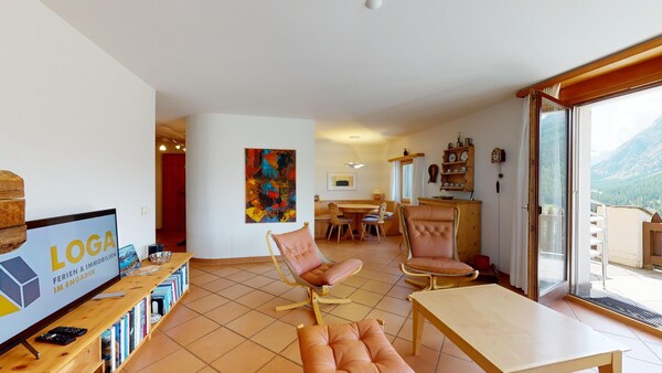 3 ½ Room Flat For 4 Persons (Children 6 Years And Older Welcome), On The Ground - Pontresina
