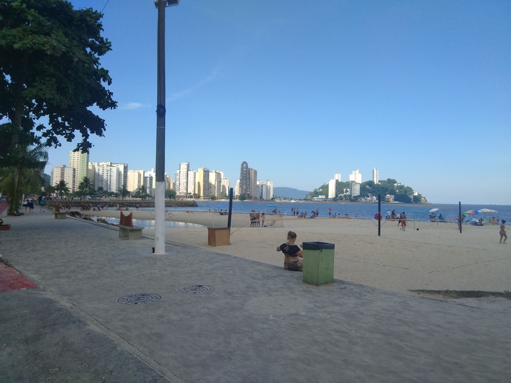 Apartment In Gonzaguinha 100 Meter Vom Strand Entfernt - Santos
