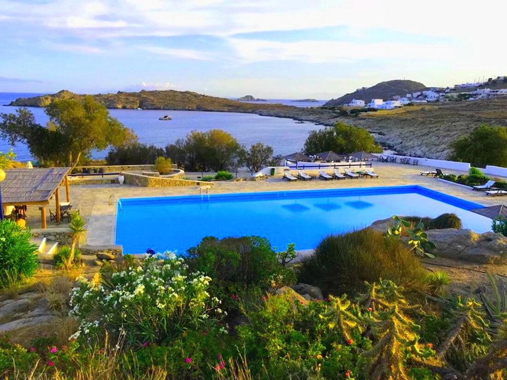 Apollon Villa Seaview, Beach+pool In Private Resort - Mykonos