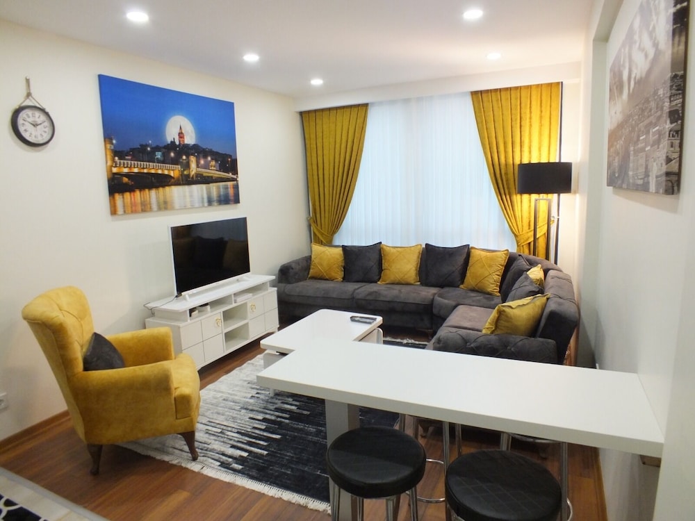 Appartement Central Et Confortable Avec Terrasse Et Vue Sur La Mer - Bakırköy
