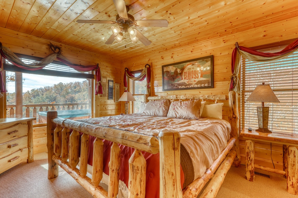 Log Cabin W/ A Private Hot Tub & Amazing Mountain Views - 그렛 스모키 마운틴스 국립공원
