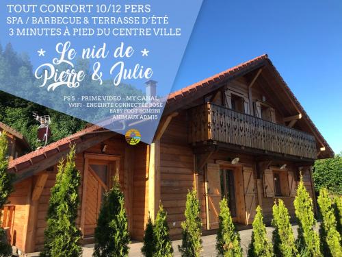 ⁂⁂ Le Nid De Pierre & Julie [Cledicihome] 2 Pas Du Centre Ville / Spa & Terasse Amenagee ⁂⁂ - La Bresse