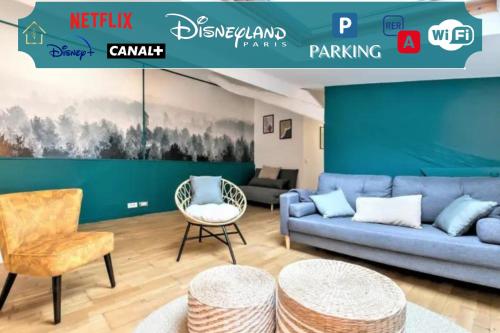 Appart Disney T3 Esprit Cottage - Lagny-sur-Marne