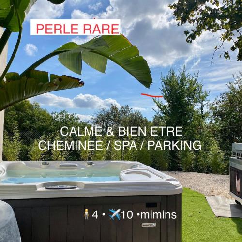 Villa Jacuzzi Calme & Elegance - Prox Mer - Clim & Cheminee - Parking - Vence