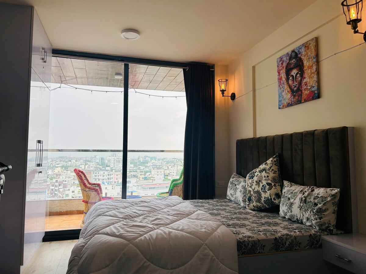 The Jaypore Stays 1bhk Luxury Balcony Apartment - 齋浦爾
