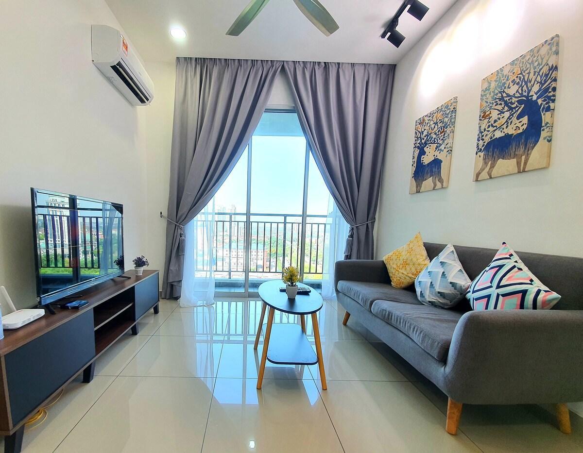 Modern Stylish 2 Room 6pax@metropol Bandar Perda - Bukit Mertajam