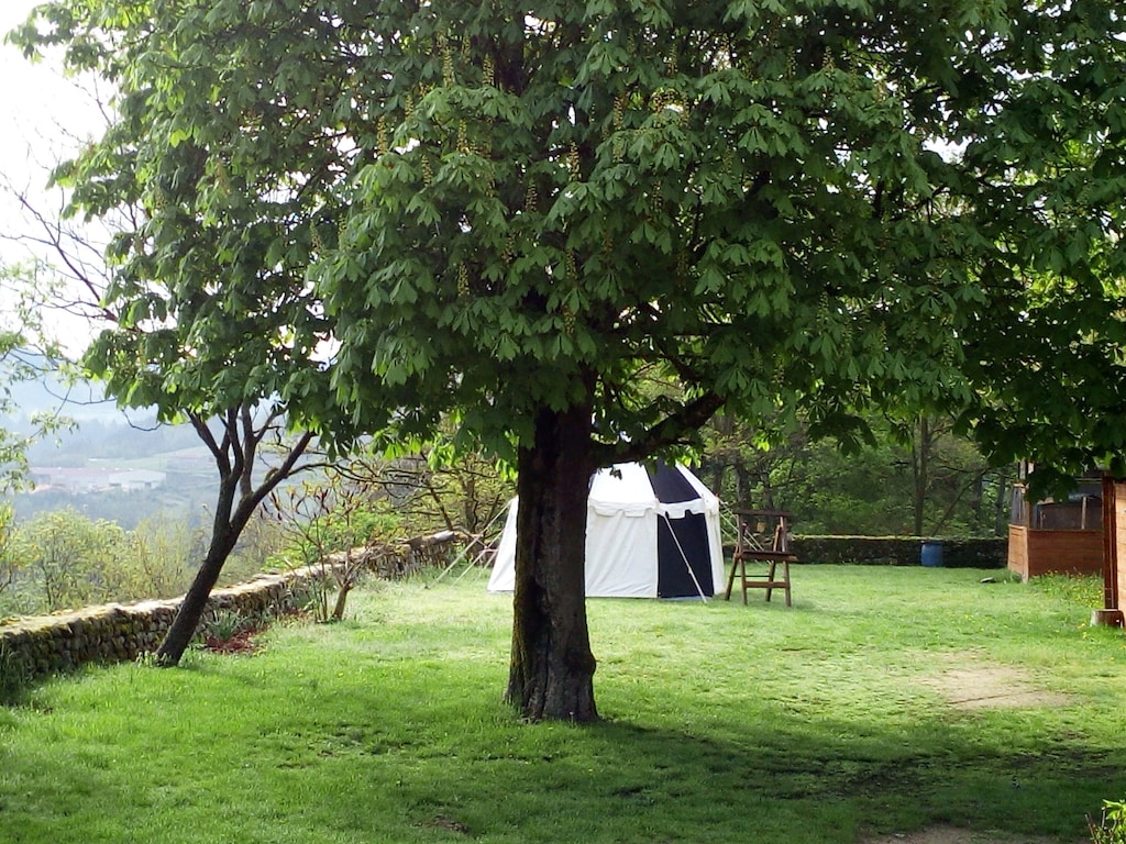 Nuitées  médiévales en tente - Lamastre