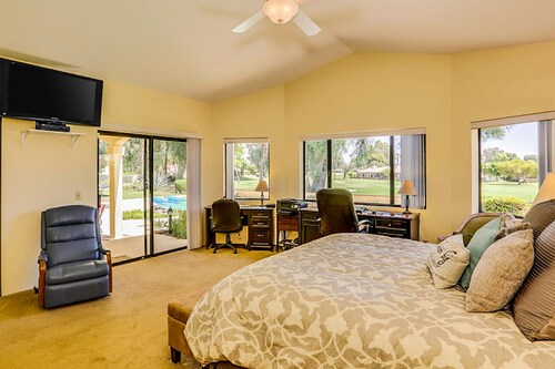 Lovely golf-front home w/ a wet bar, private pool, spa, ping-pong, & gas grill - Bermuda Dunes