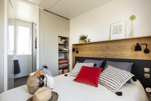 Camping pascalounet** - mobil home premium plus 4 pièces 6 personnes - Bouches-du-Rhône
