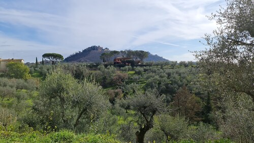 Porzione di villa con piscina privata in collina - Montecatini Terme