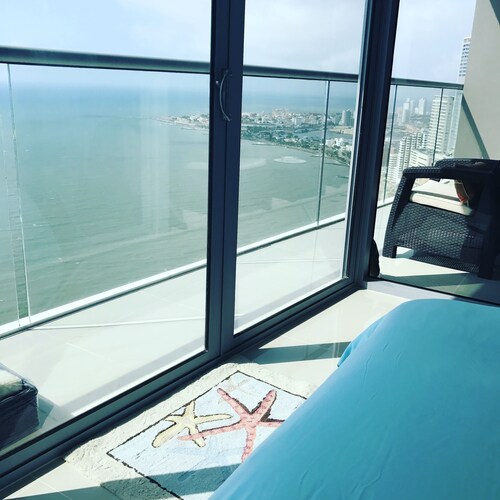 Eenvoudig paradijs nieuw 2017 direct ocean front luxe appartement op de 38e verdieping - Colombia