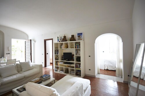 Appartement spacieux avec vue fantastique et terrasse et jardin privés à positano. - Salerne