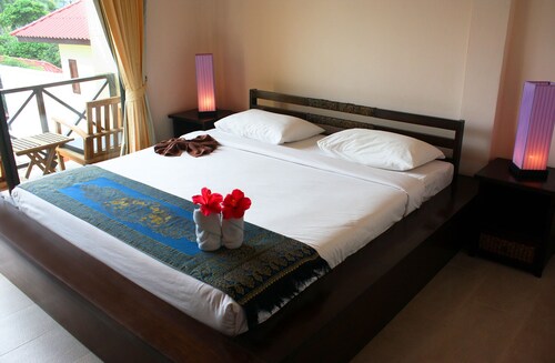 Chambre hotel ,terrasse , vue mer - Koh Samui