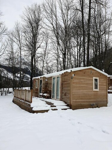 Camping La Pène Blanche***** - Mobil Home Premium 3 Pièces 5 Personnes - Loudenvielle